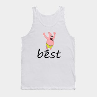 Best Friend - couple girls or boy, Spongebob and Patrick Tank Top